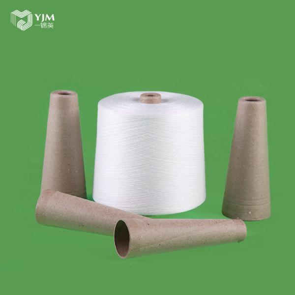 40s /2 50s /2 60s /2 Double Twist Raw White Staple Fiber 100% Polyester Yarn for Sewing Thread