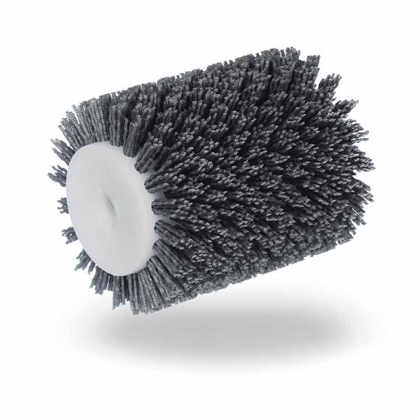 Woodworking Abrasive Wheel Brush Nylon Bristle Roller Ciruclar Brush For Wood Polishing