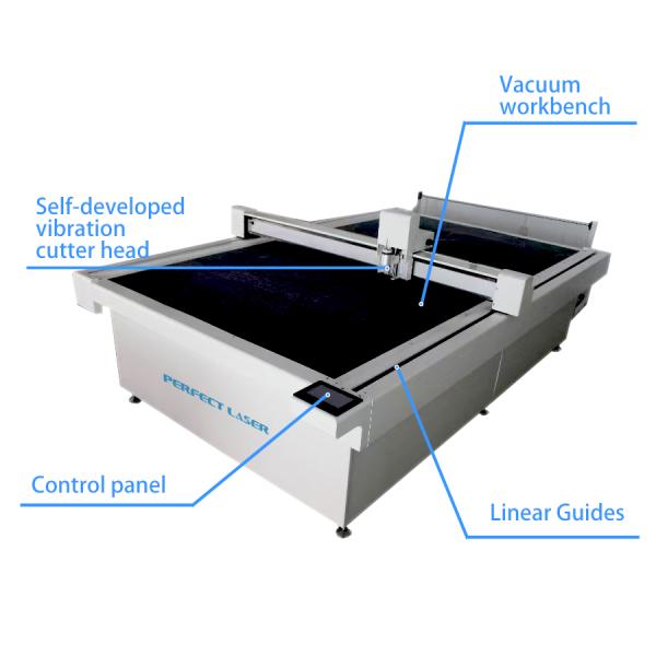Machine de découpe oscillante à couteau vibrant CNC pour carton, éponge EVA, entièrement automatique