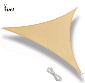 High Strength HDPE Sun Sail Shade Net, Triangle and Square Type Shade Sails for