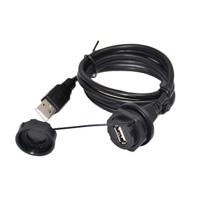 изображение 003(001) Напечатайте мужчины к соединителю USB 2,0 соединителя USB мужского держателя панели водоустойчивому