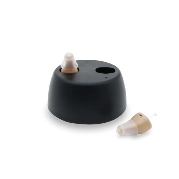 CIC Ear Device For Deaf Invisible Hearing Aids Red And Blue