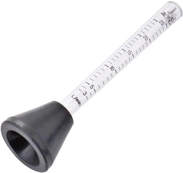Transparent 25ml Measuring Flowmeter for Mig Tig Welder Welding Suitable gas CO2/Argon