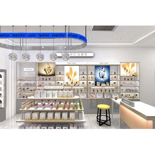 Estuche de exhibición de cosméticos de la serie Gray Classics para diseño de tiendas y exhibición en tiendas