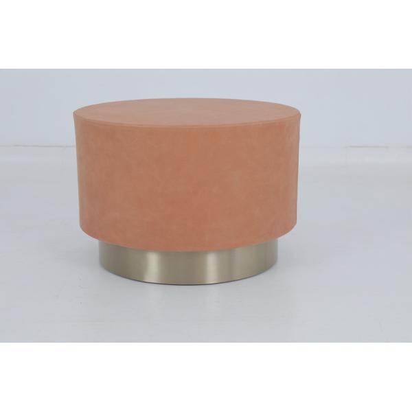 Modern Room Ottoman Bench Metal Frame Upholstered For Hotel