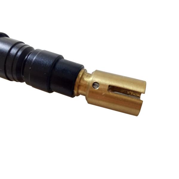 Black Horizontal Metal Handwheel Motion Clamp For Topcon GTS-102N Total Station