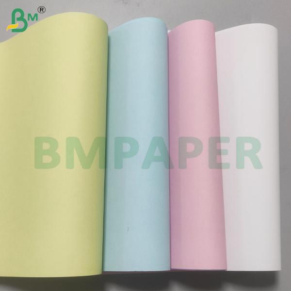 Rouleaux de papier autocopiant sans carbone 80GSM, image claire, plusieurs couleurs