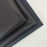 Bi Estiramento PVC Couro Para Capa de Assento de Carro Resiliente Cor Preta