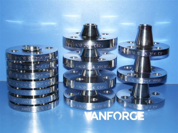 DIN 2656 ASME SA182 PN40 Forged Steel Flange High Precision Bright Surface