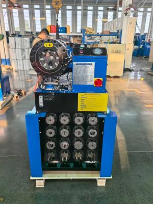 P38 Hydraulic Hose Crimping Machine 6-38mm 300T Force 8 Die Sets
