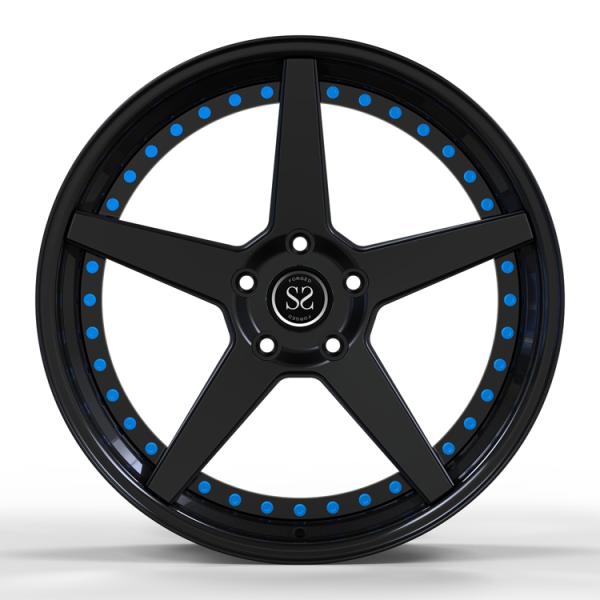 Roues du bronze industriel 5x130 de satin d'A6061 T6 pour VW 20x9 5x112 5x120