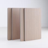 Panneau carbonisé Grain de bois imperméable Placage de charbon de bambou Bois de bambou