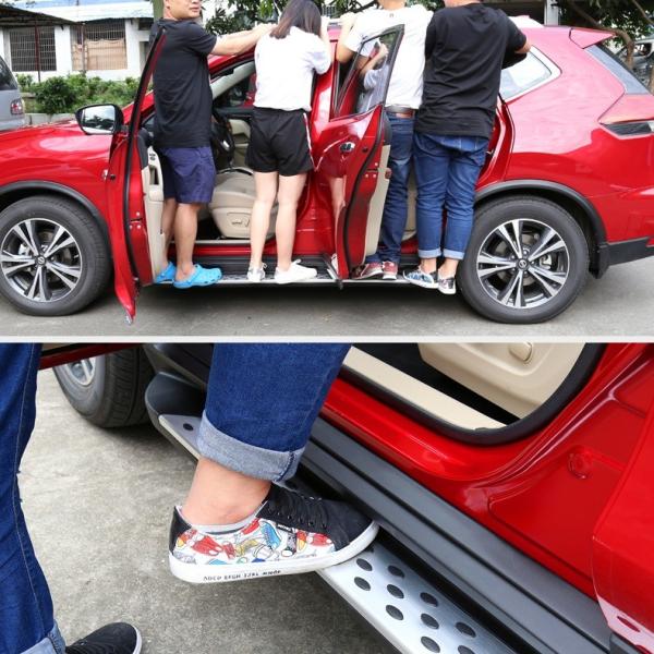 NISSAN Alto rendimiento Barras de paso lateral X-trail 2014 2017 Tablas de correr Fábricas