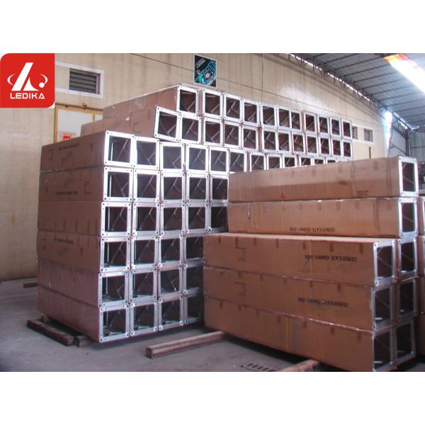3.1mm Thickness Aluminum Square Truss , 16“ Screw Box Truss for Lighting for Indoor/ Outdoor Event