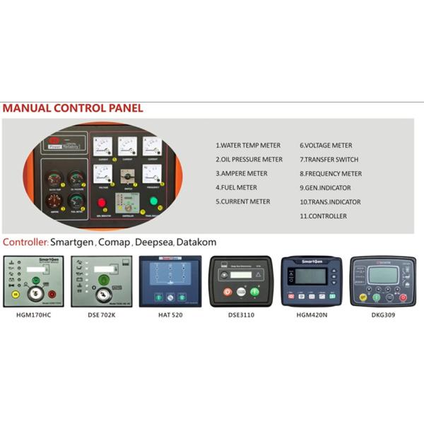 Self Excitation 720A Brushless Diesel Power Generator