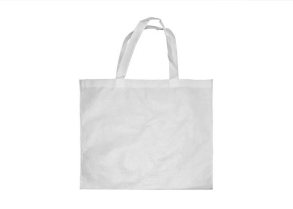White Heat Transfer Printing Nonwoven Tote Sustainable Shopping Bags
