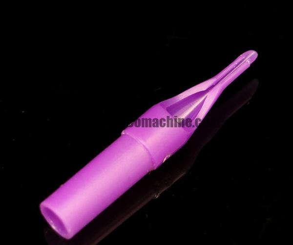 Purple Disposable Tattoo Gun Tips Different Size Matching With Tattoo Machines