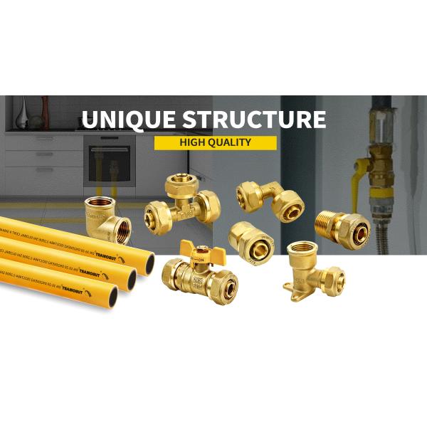 Pex компрессионные фитинги Tee с различными размерами и формой ISO17484-1 2006 8 AS4176.8-2010