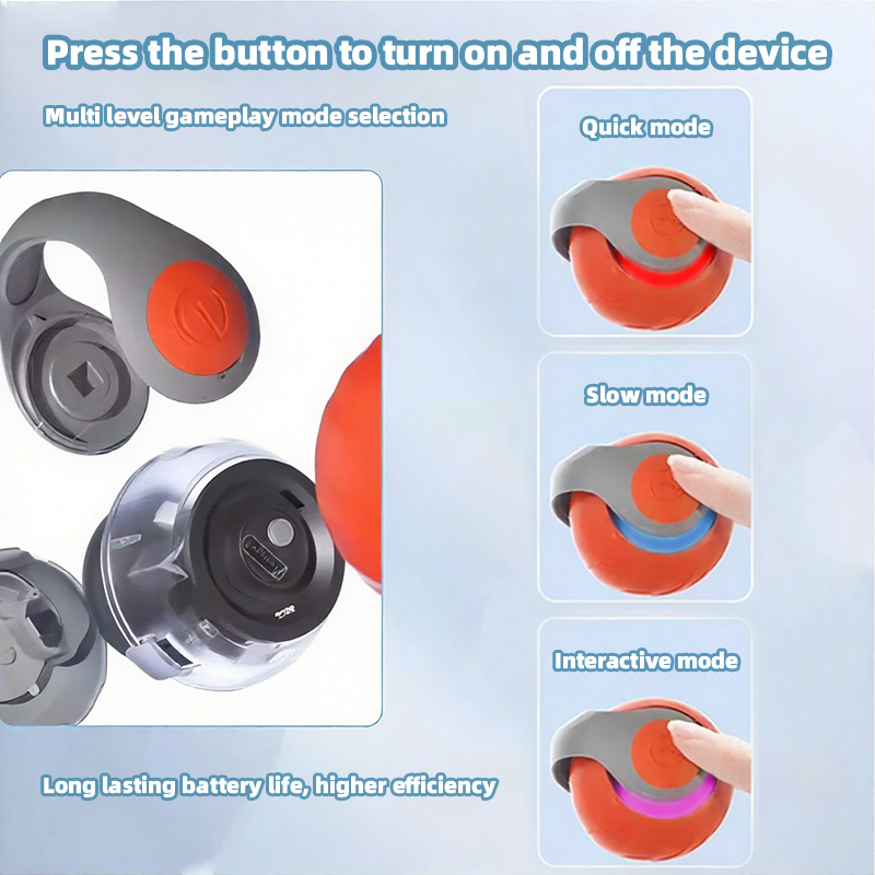 Eco-friendly Electric Rolling Cat Toy 2.0 Cat Toy Pet Automatic Fast Ball Rolling Electric Cat Ball Modern Dog Sports Style