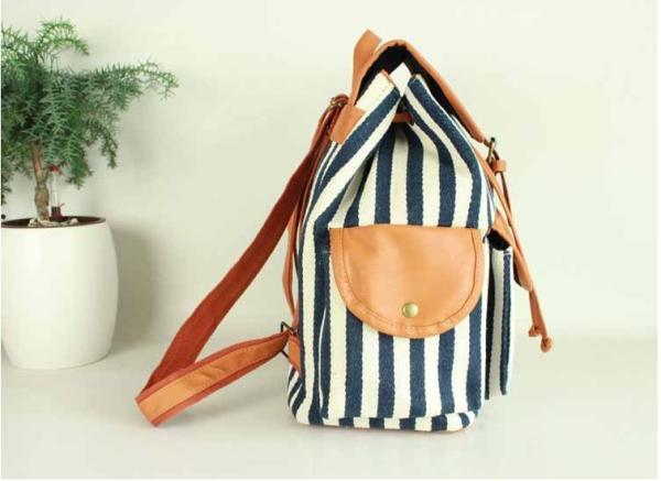2016 retro wave of men and women leisure travel bag backpack schoolbag