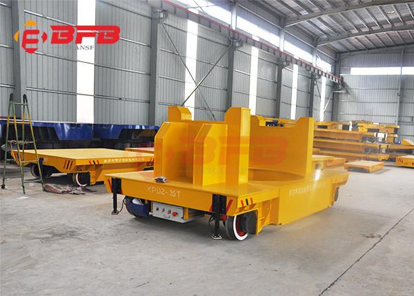 Tipo transporte derretido da roda do potenciômetro da escória do carro do portador da concha de 1500 toneladas