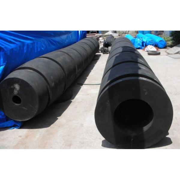 Marine Wound Cylindrical Rubber Fenders High Stability 24 Months Warranty