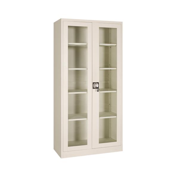 Office Glass Door Fitting File Storage Locker Powder Coated