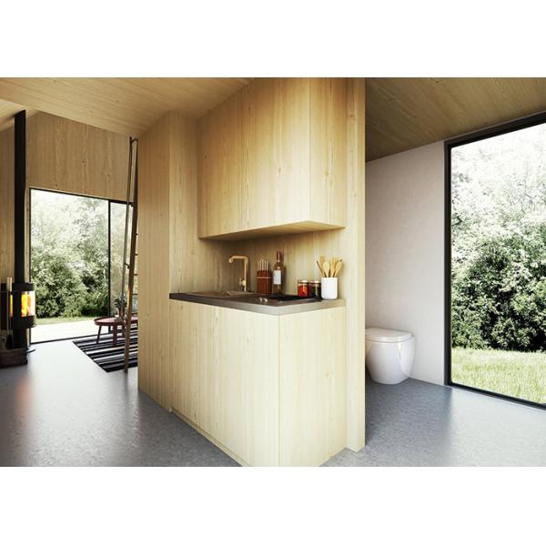 Европейский стандартный железный каркас света этажа просторной квартиры шале кабины Prefab стального дома деревянный