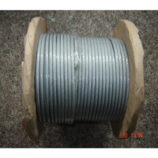 2 mm-10 mm de fil d'étrier en acier fil de câble revêtu en PVC pour les tentes AISI