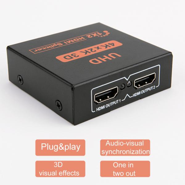 30HZ HDMI In Splitter 1.4A 5V USB Power Supply For HDTV Retail