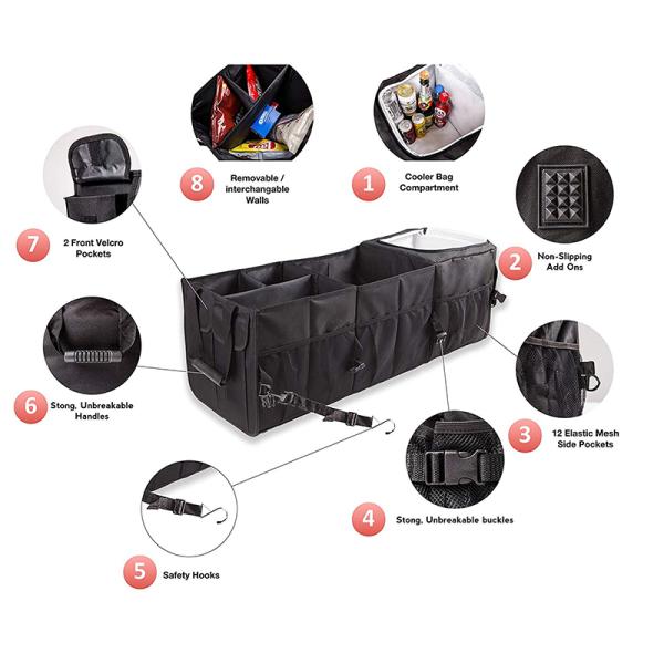 Hot selling Amazing design custom Car Trunk Organizer