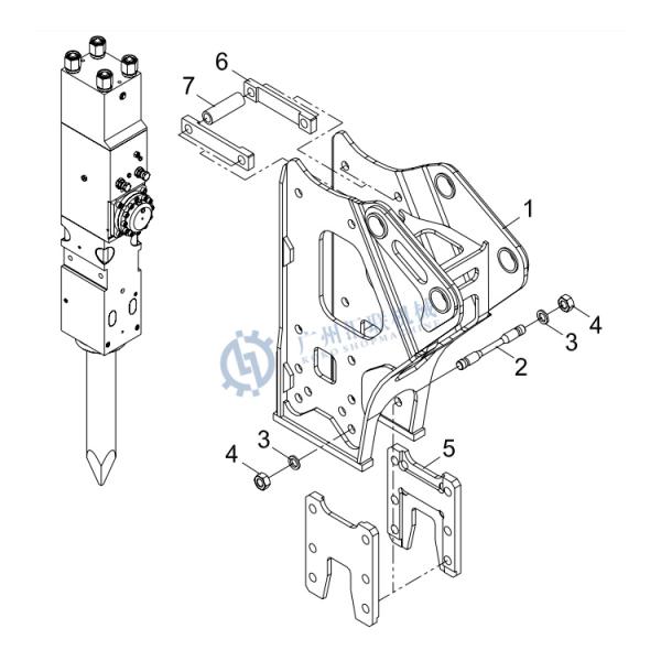 Hydraulic Quick Coupler DG2000k Quick Connector Coupling for Excavator