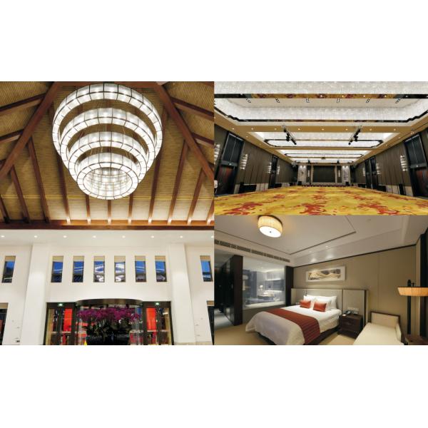 Salón de conferencias comercial de alta gama Lustrero LED Ahorro de energía