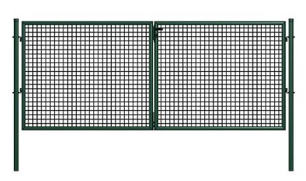 Ворота сада металла круглого столба замка безопасности декоративные