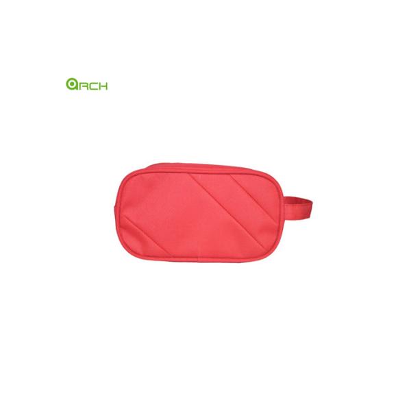 Classic Toiletry Kit Duffle Travel Luggage Bag with material handle