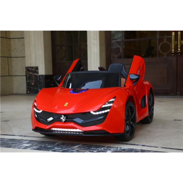 2023 Fabriqué dans les plus récents 12 Volt Kids Electric Ride On Car avec deux portes ouvertes brun