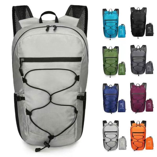 OEM ODM Outdoor Ultralight Trekking Bag , Waterproof Cycling Backpack Foldable