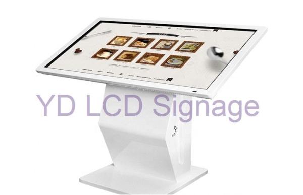 Floor Stand Shopping Mall Kiosk , Touch Screen Advertising Kiosk 1080*1960