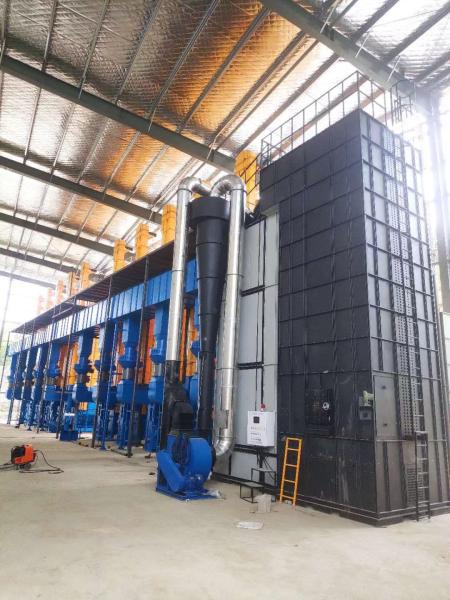 150 Tons Rice Dryer Machine Automatic Husk Furnace Temperature Control Function