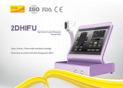 Medical Home Hifu Machine 10 - 11 Line Adjustable Ultrasound Skin Treatment