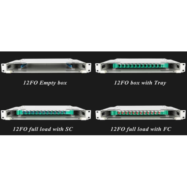 19'' 144 Core Fiber Optic Distribution Box with Steel Material for Secure Fiber Protection