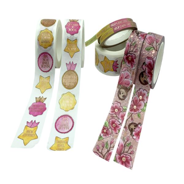 Водоустойчивая красочная лента Washi фольги картины мультфильма