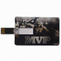 Memoria USB retractable AT-045C de la tarjeta de crédito