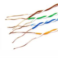 UTP porque linha ethernet Cat5e Lan Cable Indoor 24AWG do CCA do padrão protegido