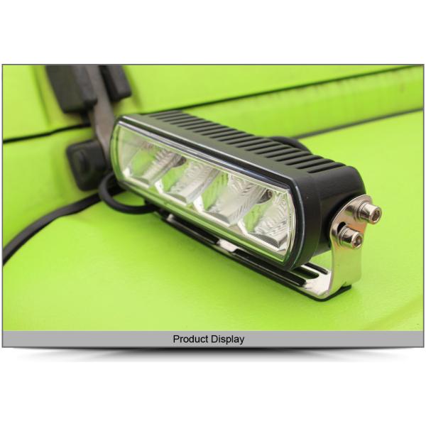 6 Inch 20W Slim LED Work Light Bar Amber Fog Drive Lamps For Offroad Trucks Boat ATV 4x4 4WD Marine Trailer Driving Barr