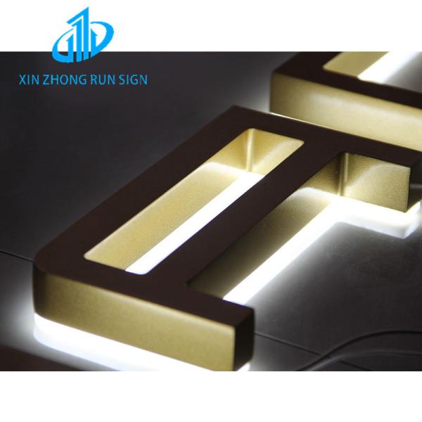 Outdoor Waterproofing Stainless Steel Letter Signage Backlit Letter Led Pilot Lamp