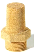 Brass Pneumatic Silencer , M5 - 2