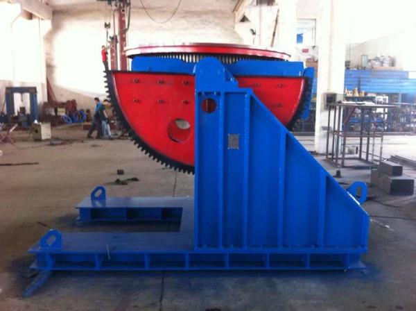3000Kg Tube Welding Ppositioner Schneider VFD Change Revovling Speed With Hand Control Box