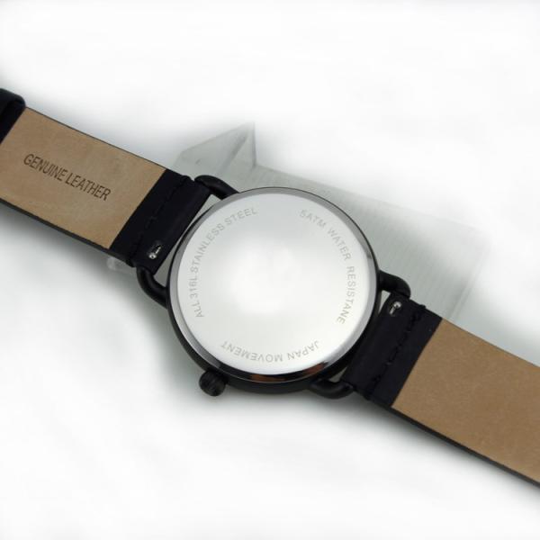 Men'S Fashion Luxury Stainless Steel Quartz Military Sport Leather Band Dial Wrist Watch
