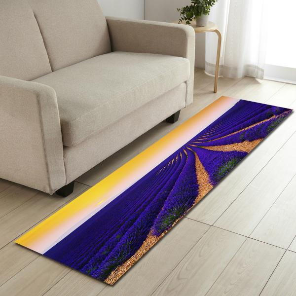 Tapete absorvente de Mat Anti Skid Washable Kitchen da porta de entrada da alfazema
